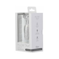 Pillow Talk Fancy Glass Anal Plug - Glitter Base