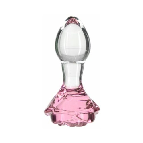 Pillow Talk Rosy Glass Anal Plug