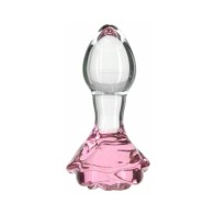 Pillow Talk Rosy Glass Anal Plug