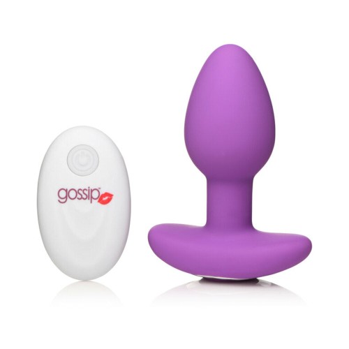 Remote-Controlled Silicone Anal Plug for Blended Orgasms