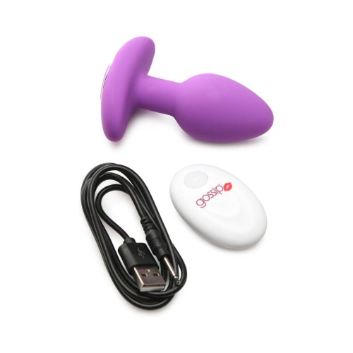 Plug Anal Silicona Control Remoto para Orgasmos Combinados