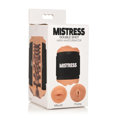 Curve Toys Mistress Double Shot Mini Masturbator