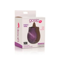 Curve Toys Gossip Licking Rose Rechargeable Vibrator