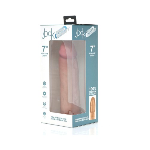 Curve Toys Dual Density Silicone Dildo with Suction Cup