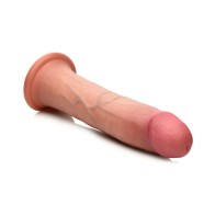 Dual Density 8 in. Silicone Dildo for Intense Pleasure