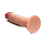 Dual Density 8 in. Silicone Dildo for Intense Pleasure