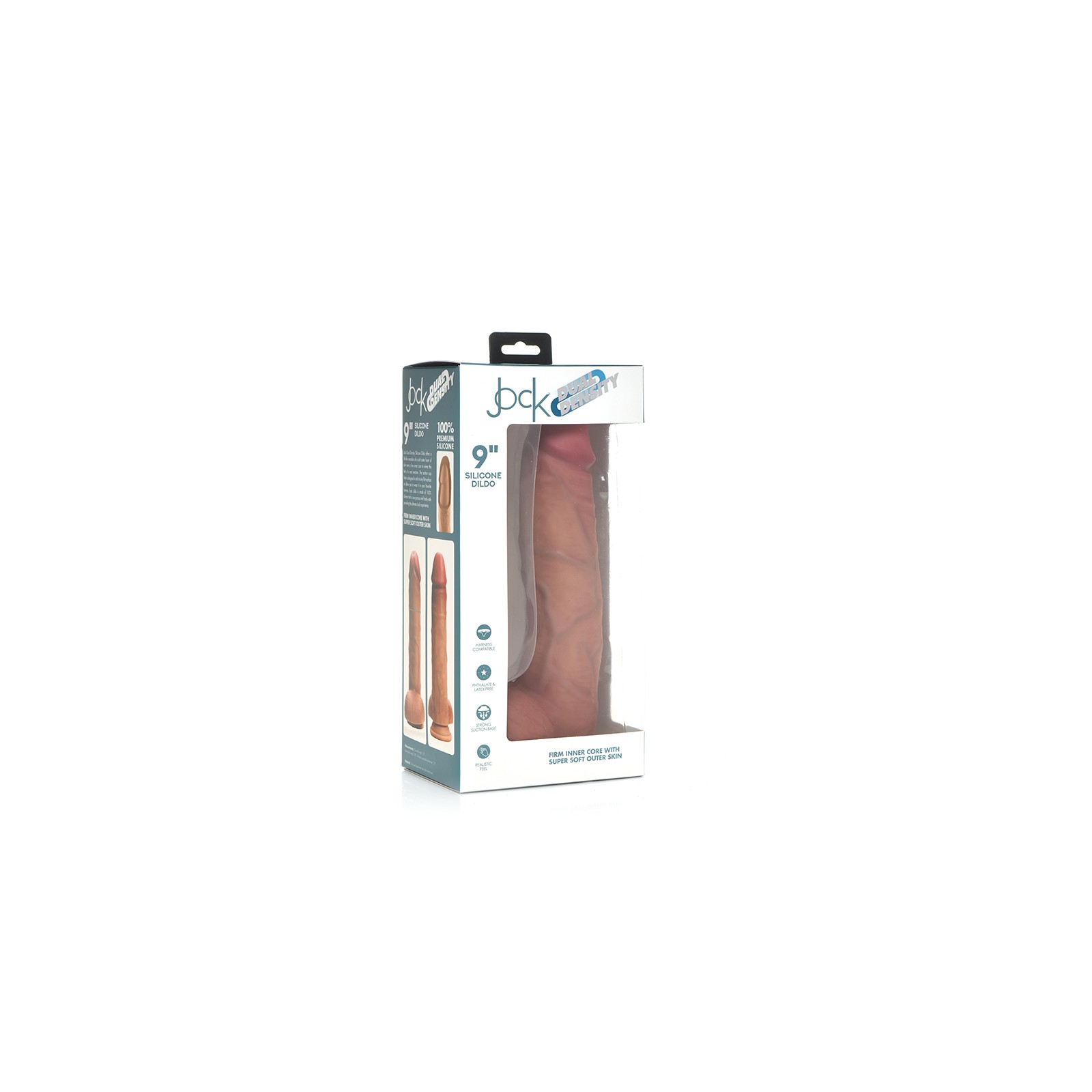 Curve Toys Dildo de Silicona de 9 in. con Testículos