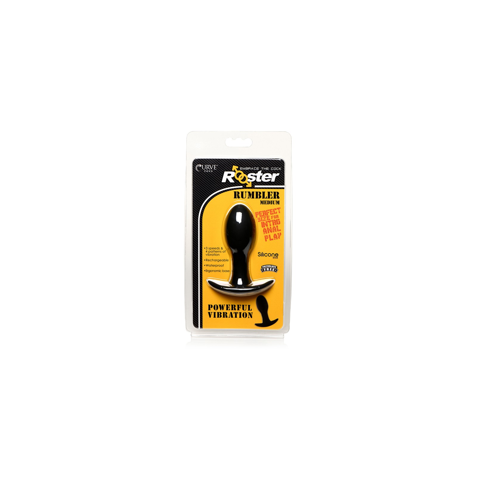 Rooster Rumbler Vibrating Anal Plug Medium