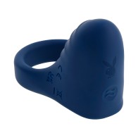 Anillo Vibrador Playboy Pleasure Point Recargable de Silicona