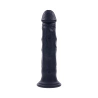 Evolved Black Thunder Vibrating Dildo with Remote Control