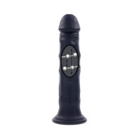 Evolved Black Thunder Vibrating Dildo with Remote Control