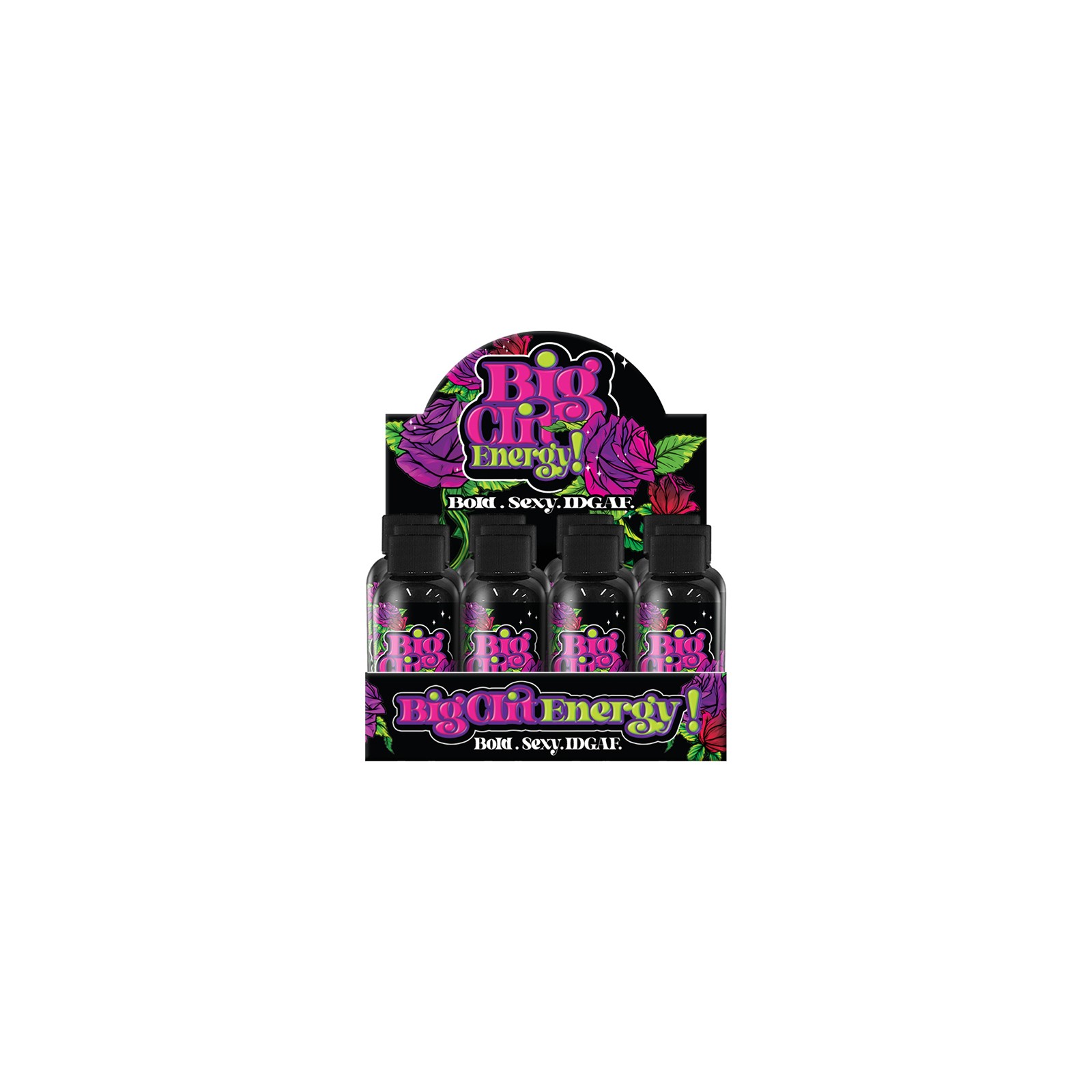 Big Clit Energy Female Enhancer Shot 2 oz. Display