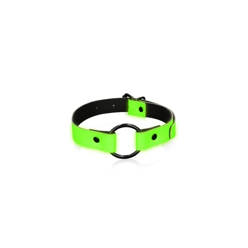 Ouch Glow in the Dark O-Ring Gag Neon Green