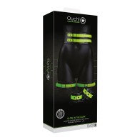 Ouch! Glow in the Dark Bondage Restraint Set for Limited Play