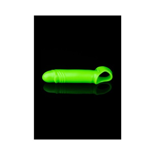 Ouch! Glow in the Dark Stretchy Penis Sleeve Neon Green