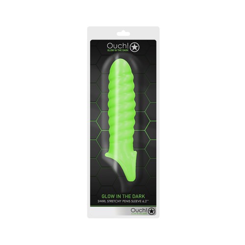 Ouch! Glow in the Dark Stretchy Penis Sleeve