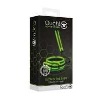 Ouch! Glow in the Dark Collar and Leash Set