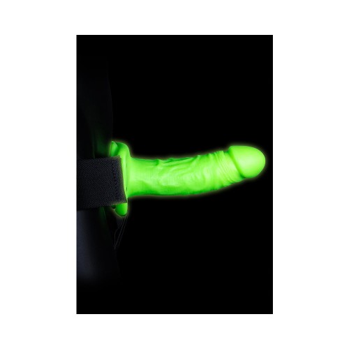 Strap-On Hollow Realista Glow in the Dark Ouch! para Aventuras Nocturnas