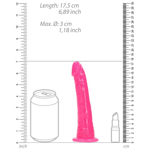 Dildo RealRock Glow in the Dark Slim