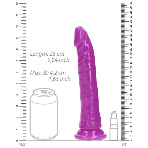 Dildo RealRock que Brilla en la Oscuridad para Máximo Placer