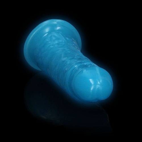 Dildo Slim que Brilla en la Oscuridad RealRock