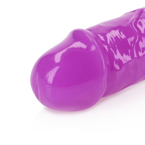 Dildo Doble RealRock que Brilla en la Oscuridad 12 Pulgadas