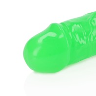 RealRock Glow in the Dark Double Dong 15 in. Neon Green