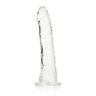 Dildo Slim Crystal Clear de 6 Pulgadas Transparente - Placer Supremo