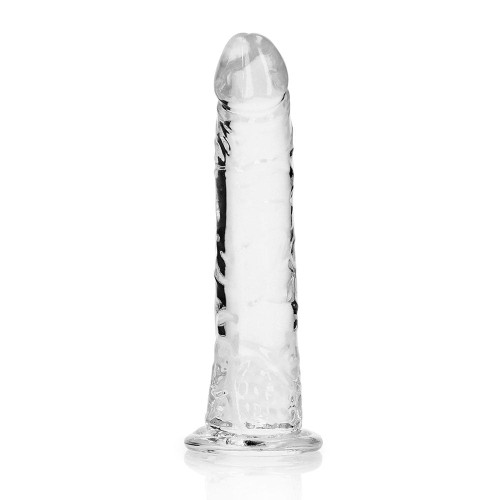 Dildo Slim Crystal Clear de 6 Pulgadas Transparente - Placer Supremo