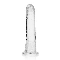 Dildo Slim Crystal Clear de 6 Pulgadas Transparente - Placer Supremo