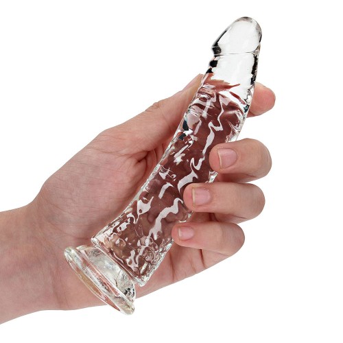 Dildo Slim Crystal Clear de 6 Pulgadas Transparente - Placer Supremo