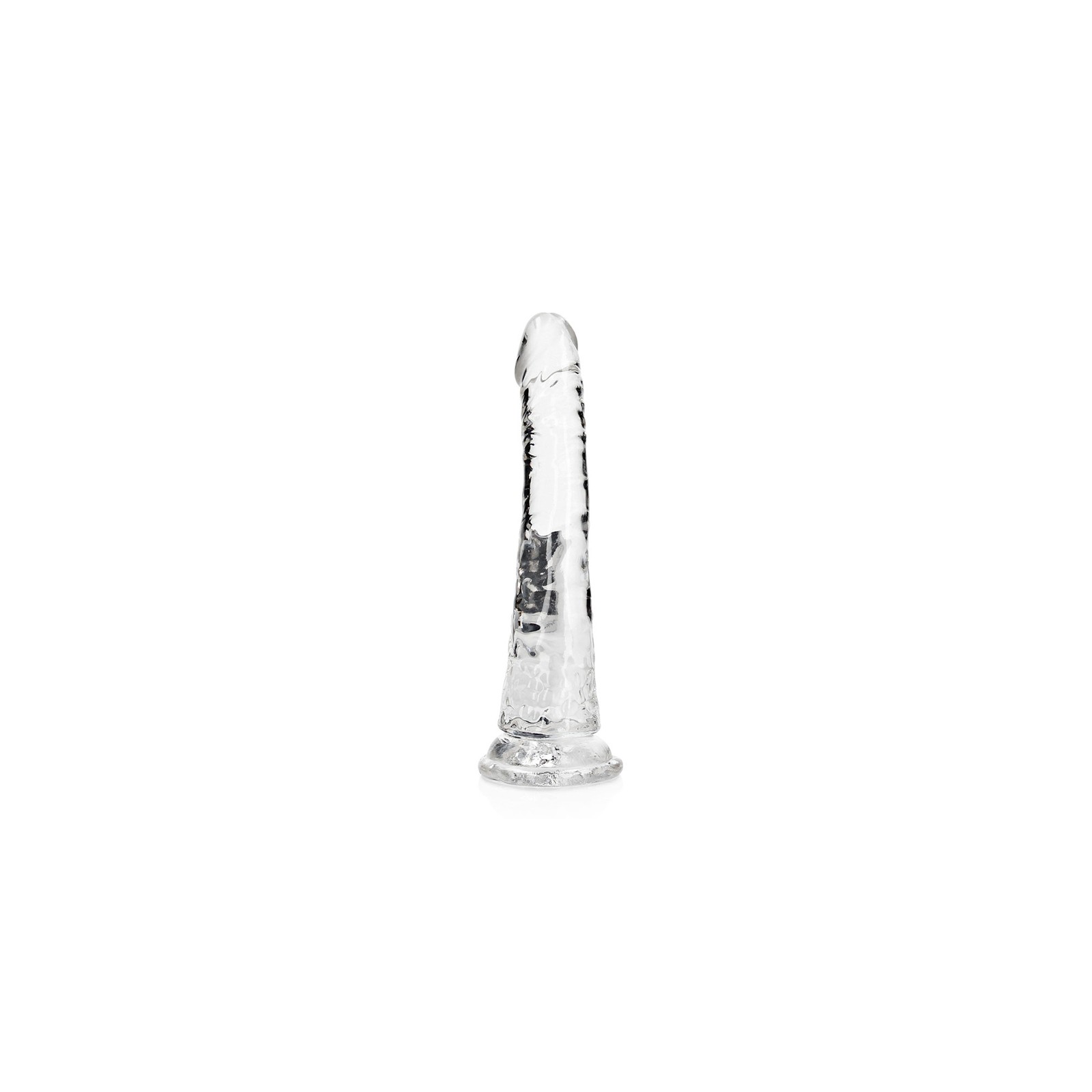 Dildo Transparente Slim 7 Pulgadas RealRock - Placer Seguro para el Cuerpo