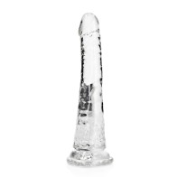 Dildo Transparente Slim 7 Pulgadas RealRock - Placer Seguro para el Cuerpo