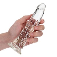 Dildo Transparente Slim 7 Pulgadas RealRock - Placer Seguro para el Cuerpo