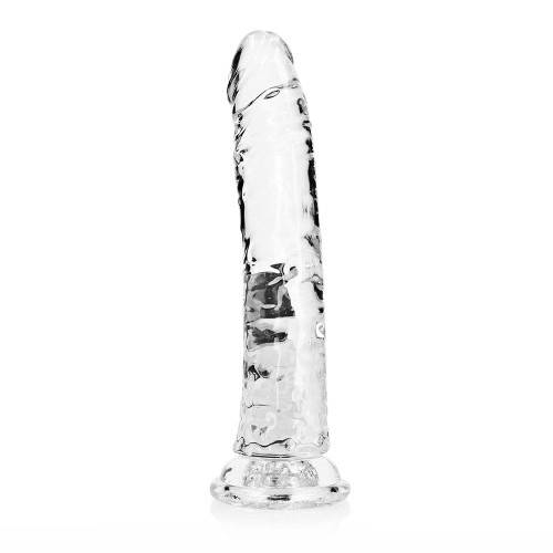 RealRock Crystal Clear Slim Dildo for Versatile Pleasure