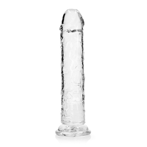 RealRock Crystal Clear Straight 9 in Dildo