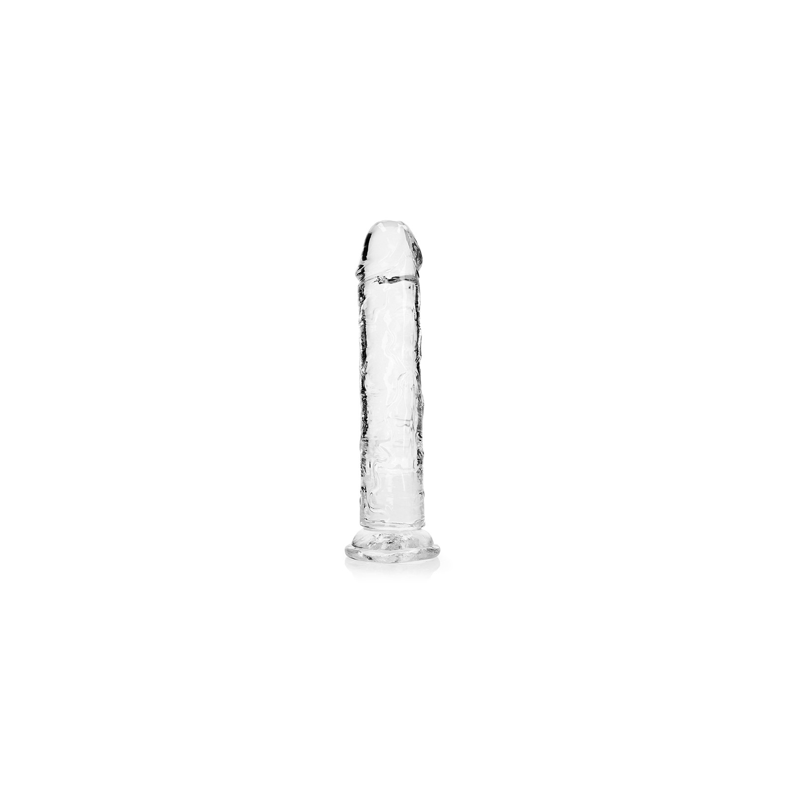 RealRock Crystal Clear Straight 9 in Dildo