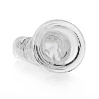 RealRock Crystal Clear Straight 9 in Dildo