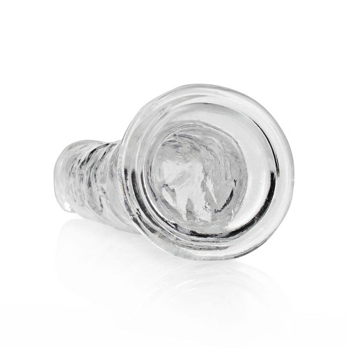 Dildo Recto Crystal Clear de 10 Pulgadas Sin Testículos Transparente