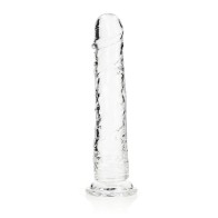 Dildo Recto Transparente RealRock 28 cm