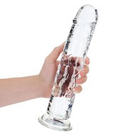 Dildo Recto Transparente RealRock 28 cm