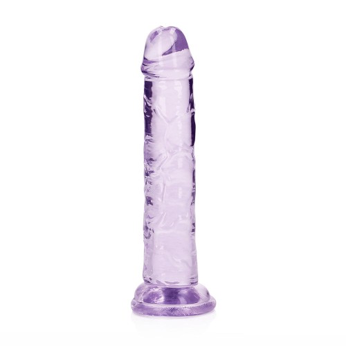 Dildo Transparente RealRock de 6 Pulgadas para Placer Doble