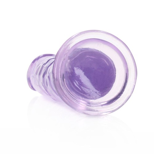 RealRock Crystal Clear 6 in. Dildo for Dual Pleasure