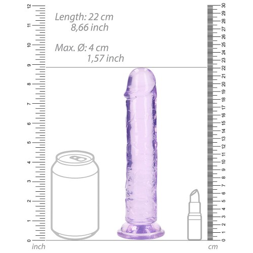 RealRock Crystal Clear Dildo for Anal and Vaginal Use