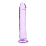 Dildo Claro de 9 Pulgadas RealRock para Placer Cristalino