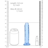 Dildo Transparente de 6 Pulgadas RealRock para Placer