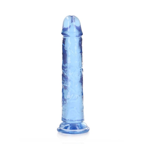 Dildo Recto Transparente RealRock Azul