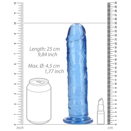 Dildo Recto Transparente RealRock para el Placer Definitivo