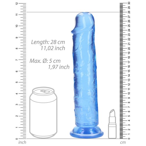 Dildo RealRock Cristal Claro Recto