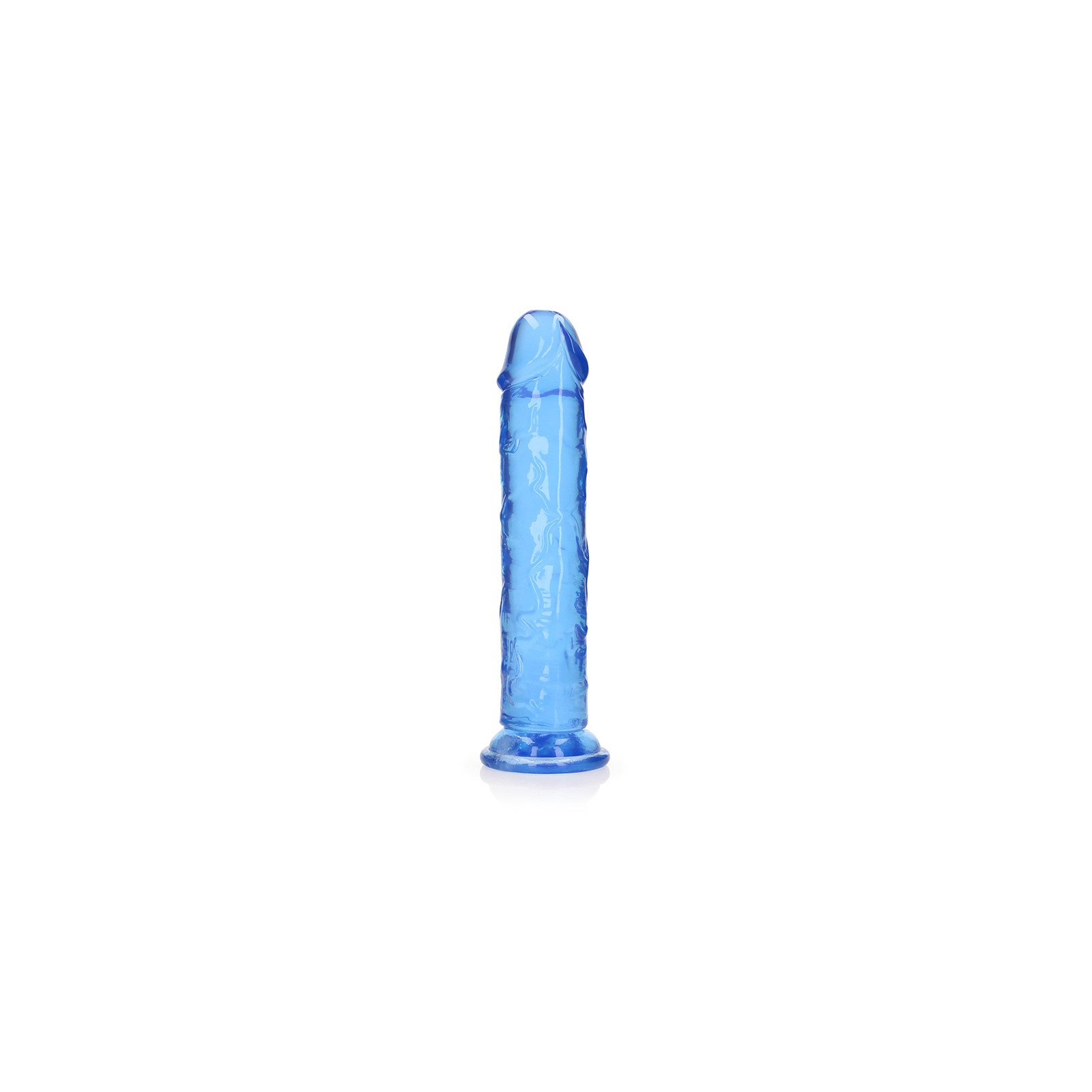 Dildo Crystal Clear RealRock de 11 in. Azul